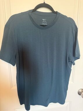 Nike Dri-FIT Short Sleeve Crew Tee - Slate Blue